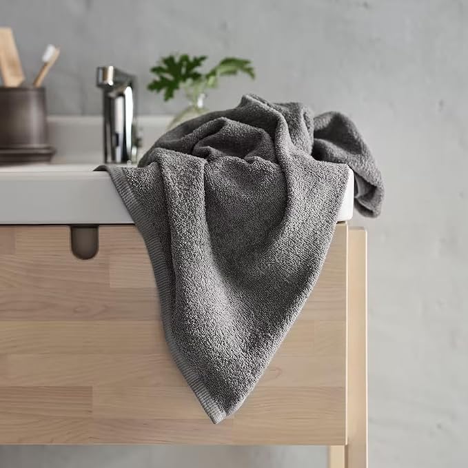 100% Organic Cotton Towels 650 GSM Plush Feather Touch Quick Dry Towel, 4-Piece Towel Set GOTS Certified, Oeko-Tex Green Certified, 1 Bath Towel, 1 Bath Sheet, 1 Hand Towel & 1 Wash Cloth