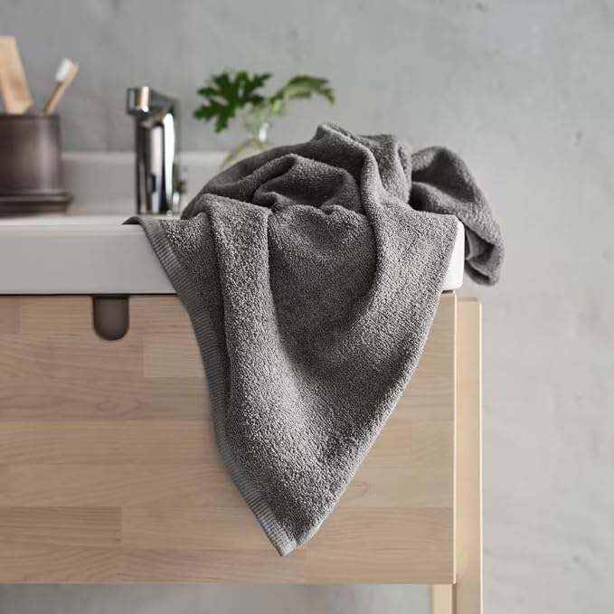 100% Organic Cotton Towels 650 GSM Plush Feather Touch Quick Dry Towel, 12-Piece Towel Set GOTS Certified, Oeko-Tex Green Certified, 1 Bath Towel, 1 Bath Sheet, 4 Hand Towels & 6 Wash Cloths