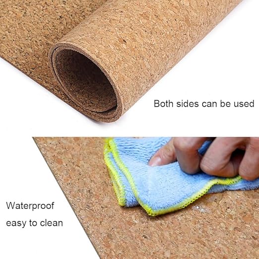 Natural Cork Mouse Pad, Large XXL Desktop Keyboard Mat, Office Anti-Slip Waterproof Big PC Cushion Computer Mousepad 1pc(Natrual,70x30 cm)