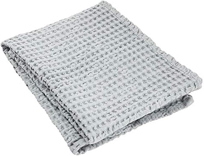bomus Caro Waffle Bath Towel Microchip (Grey) 20X39 / 50x100cm