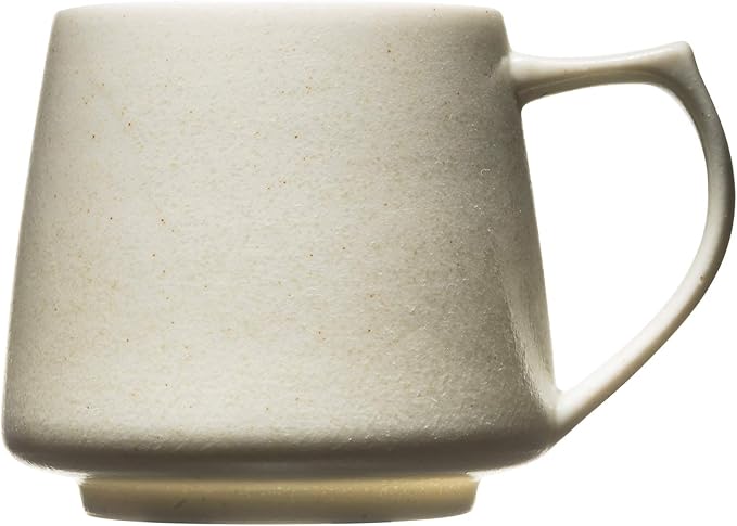 cores C811WH Kiki Mug, White, 10.8 fl oz (320 ml), Made in Japan, Microwave and Dishwasher Safe, Delicate Construction