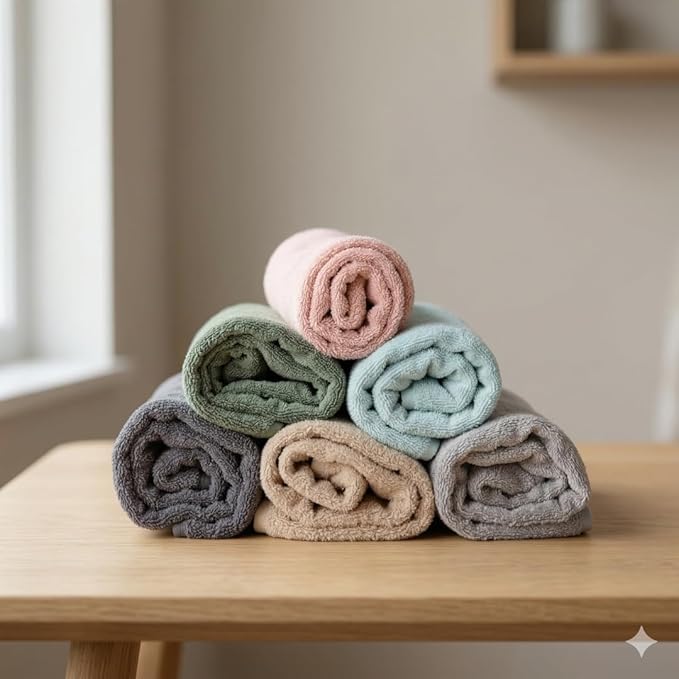 Hooded Baby Towels – 100% Organic Cotton Baby Bath Towels – Baby Girl Newborn Essentials - Super-Soft and Absorbent.(Blush)