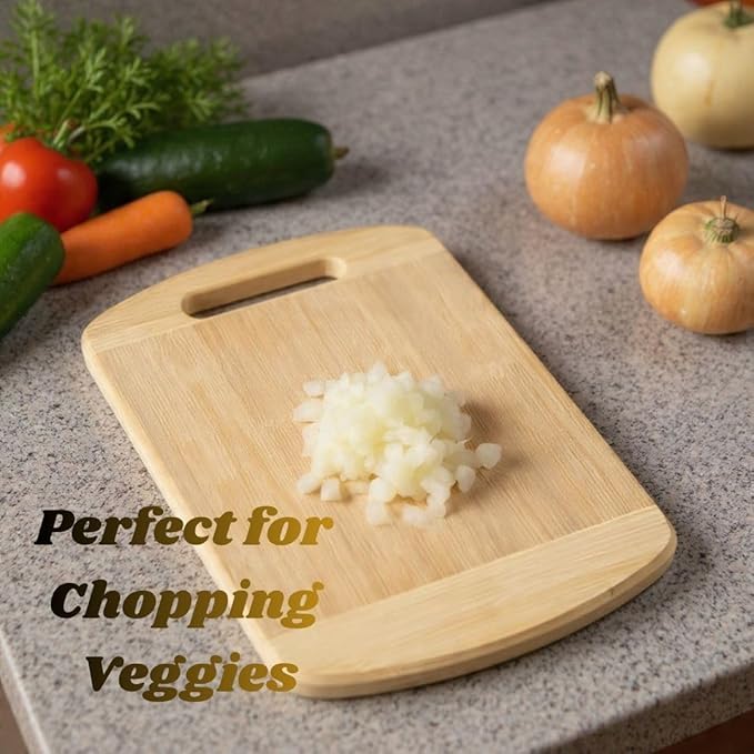 NS INC - Wooden Cutting Chopping board Organic Sustainable Premium Bamboo Wood