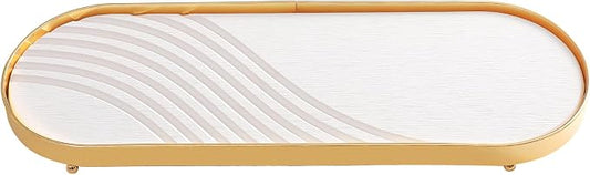 Water Absorbent Diatomite Tray, Diatomite Soap Dish Mat, Instant Dry Sink Organiser, Diatomaceous Earth Kitchen Soap Dish, Absorbing Stone Hand Soap Holder Water for bathroom kitchen (Gold)