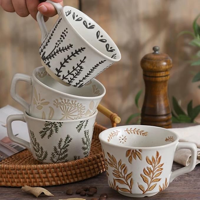 mug set (Brown Leaf Mug 1 pcs)