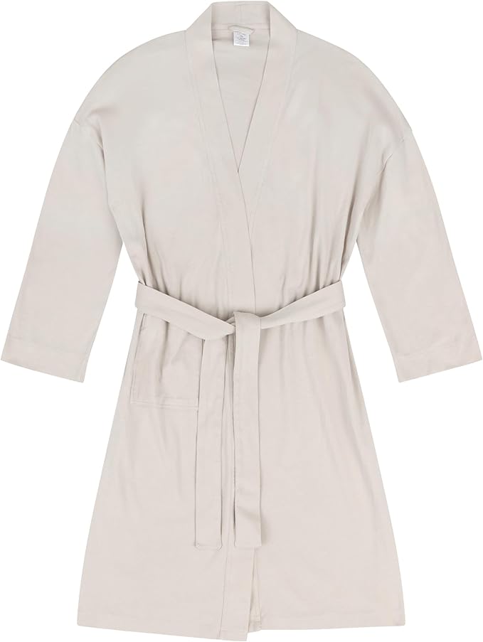Pure Fiber Serenity Organic Cotton Robe - Luxurious Comfort for Spa, Bath, and Relaxation