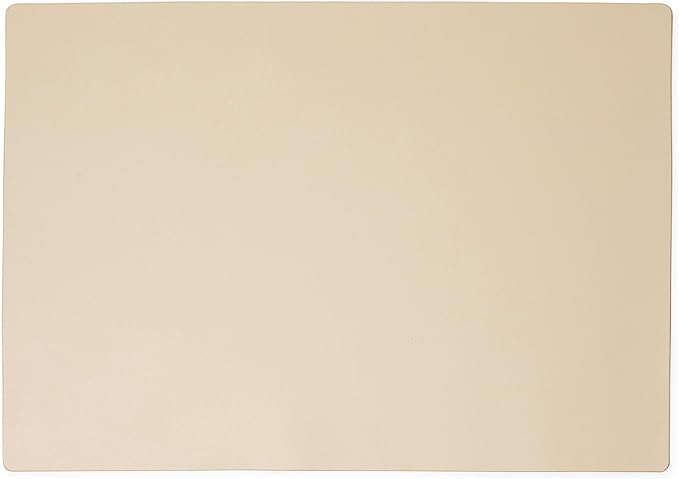 Leatherology Premium Dove Full Grain Leather Desk Pad – Modern Desk Mat for Home Office or Workspace – Water & Scratch Resistant, Slim Portable Design with Microsuede Lining