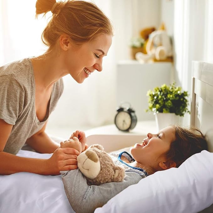 All Season Hypoallergenic Luxurious Down Alternative Cotton Comforter, Ultra-Soft 750 Fill-Power Eastern King Size Measure 118" x 110", Silver