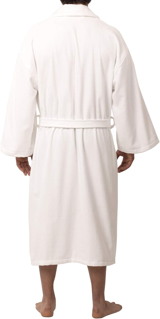 Alpine Swiss Pure Cotton Mens Terry Cloth Bathrobe Super Absorbent Spa Robe