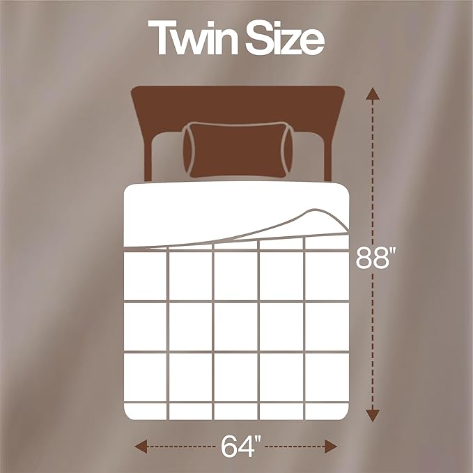 Utopia Bedding Twin Comforter Duvet Insert, Quilted White Comforter with Corner Tabs, Box Stitched Down Alternative Comforters Twin Size 64 x 88 inches