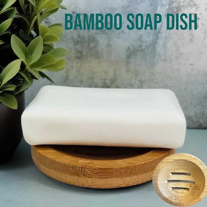 Bamboo Bath Mat Black 24 x 16 Inches and Soap Dish Set Bathroom Rugs Non Slip Washable Bamboo Shower Mat Bathtub Mat Non Slip for Kitchen Sauna Spa Hot Tub Outdoor Bathroom Décor