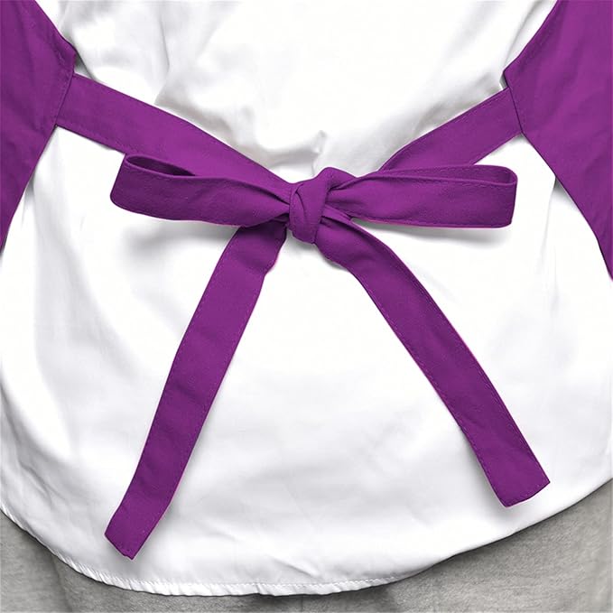 Art Aprons for Painting Pottery Ceramics, Mens Women Kitchen Cooking Aprons Waterproof Green