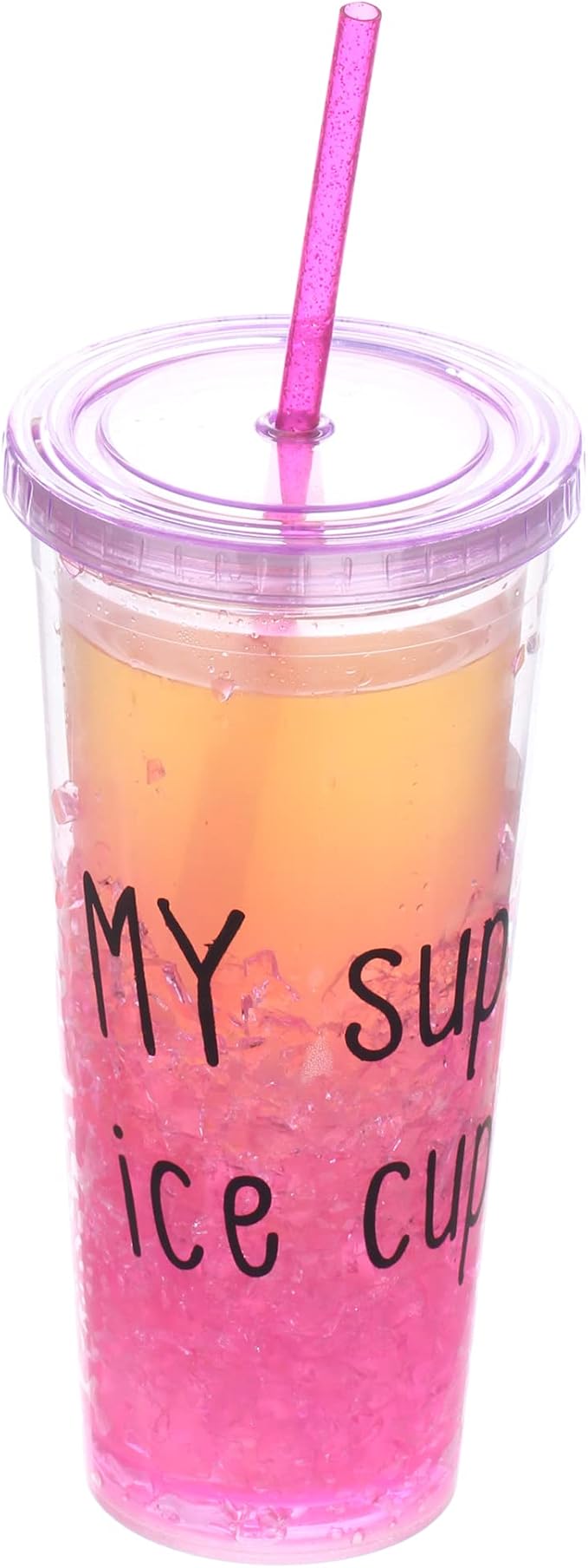 Dakoufish 11 Inch Reusable Tritan Plastic Straws,Replacement Glitter Sparkle Drinking Straws for 24 oz-40 oz Mason Jars/Tumblers,Set of 12 with Cleaning Brush(12color,11inch)