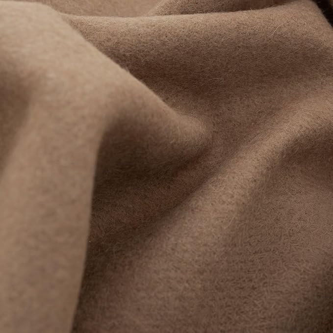 Arcturus Bighorn 100% Virgin Wool Blanket | Heirloom-Quality Wool Bedding for Home & Cabin | Warm, Thick & Durable | Twin, Queen & King Sizes (Mocha, King)