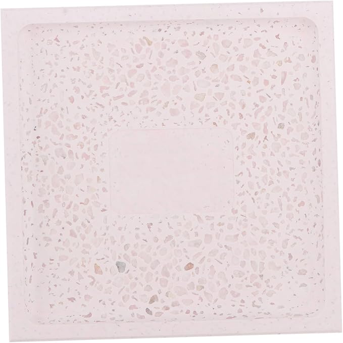Diatomite Soap Dish Holder with Quick Drying and Anti-Slip Features Clay and Pebble Material Soap Tray for Bathroom Use Flat Bottom Design Stylish and Practical