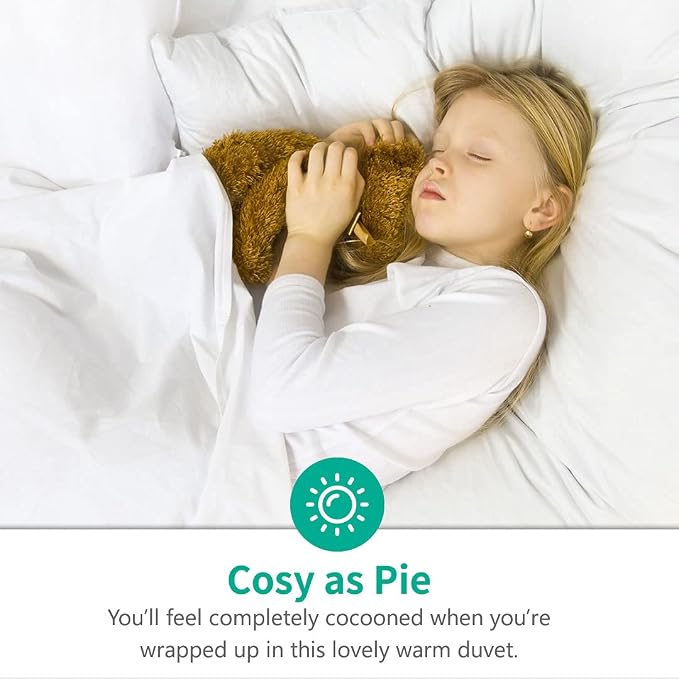 APSMILE King Size Feather Down Comforter - Ultra Soft All Seasons Grey Organic Cotton Duvet Insert Medium Warm Quilted Bed Comforter with Corner Tabs (106x90, Cloud Grey)