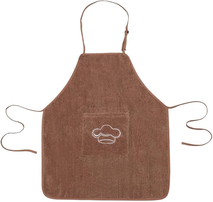Abstract Terry Cotton Aprons For Cooking - Chef Apron with Pocket Adjustable Neck Strap - Kitchen Apron Men Women - 24"x28"