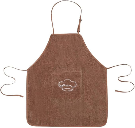 Abstract Terry Cotton Aprons For Cooking - Chef Apron with Pocket Adjustable Neck Strap - Kitchen Apron Men Women - 24"x28"