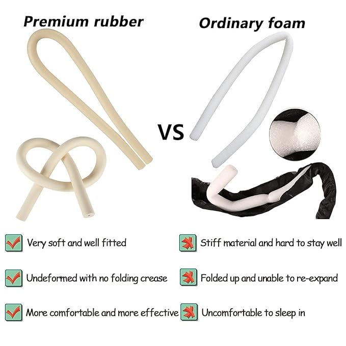 Heatless Curls Overnight,Hair Curlers to Sleep In,No Heat Satin Curling Rod Set,Eternal Muse Rollers,Sleeping Blowout Headband,Foam Curly Tie Ribbon Styling Tool for Long Hair Size 36.10