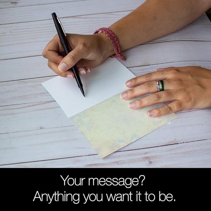 Tree-Free Greetings - All Occasion Cards - Artful Designs - 12 Greeting Cards + White Envelopes - Made in USA - 100% Recycled Paper - 4 x 6 - Within You (FS56157)