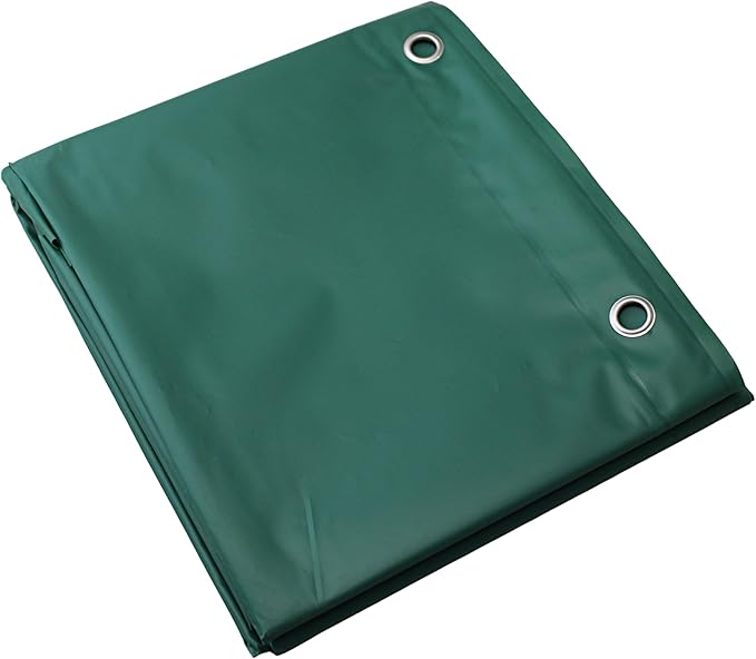 Dependable Industries inc. Essentials Premium 6 Gauge EVA Shower Curtain Liner - PVC Free Magnetized Bottom Odorless with Rustproof Grommets (Hunter Green)