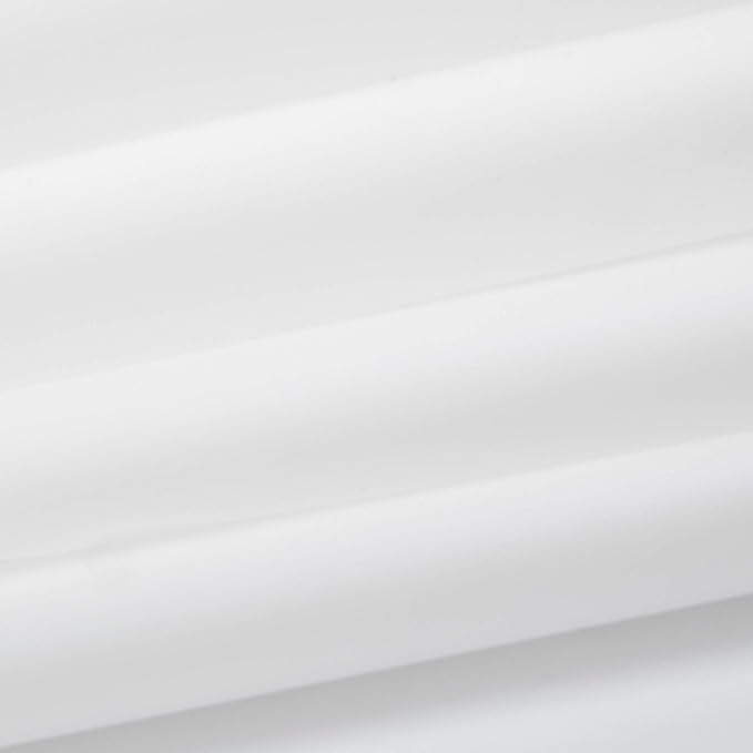 River Dream Waterproof PEVA Snap-in Shower Curtain Liner Replacement: No Hook Shower Curtain Liner Removable to Attach and Snap On/Off, Frost, 70x54