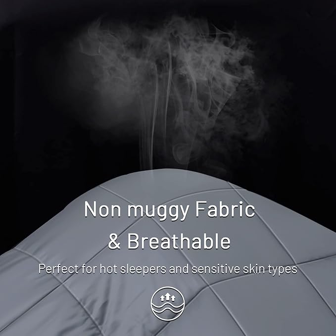 NEXHOME PRO Lightweight Comforter Super King,Organic Natural Viscose from Bamboo Cooling Down Alternative Cool Duvet Insert,Summer Bedding Blanket Cool
