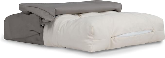 Naturepedic Organic Pet Bed Cover - Washable Waterproof Mattress Protector - Removable Cover for Dog and Cat Bed - X-Large