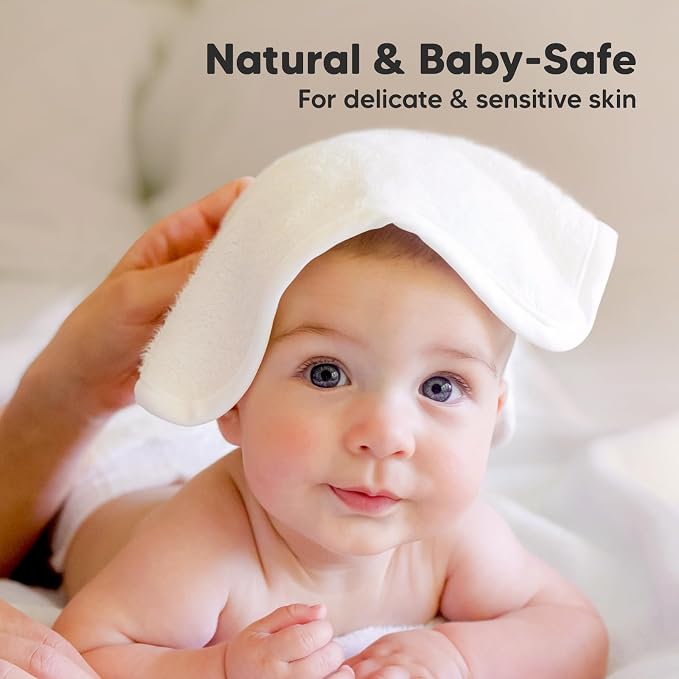 KeaBabies Hooded Baby Towel for Newborn - Large Baby Bath Towels with Hood for Boys, Girls, Toddler, Extra Absorbent & Soft Newborn Bath Essentials