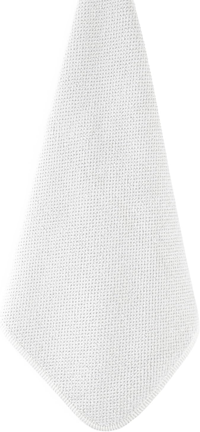 Graccioza Bee Waffle Bath Sheet 35" x 72" - 100% Egyptian Combed Cotton, 550 GSM - Elegant Waffle Pattern Towels for Bathroom - Super Absorbent and Quick Dry Soft Bath Towel - White