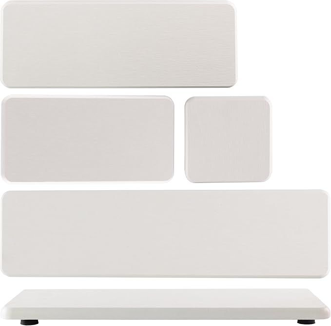 NiuYichee Set of 4 Water Absorbent Stone Trays, Kitchen/Bathroom Soap Dish, Instant Dry Sink Organizers Used for Hand Soap & Plants & Toiletries in The Modern Home