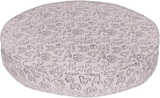Molly Mutt Only You Dog Bed Duvet Cover, 100% Cotton Canvas Cover for Dog, Puppy, or Cat Bed, Durable, Washable, and Free of Harmful Chemicals, Round, 36"x5"