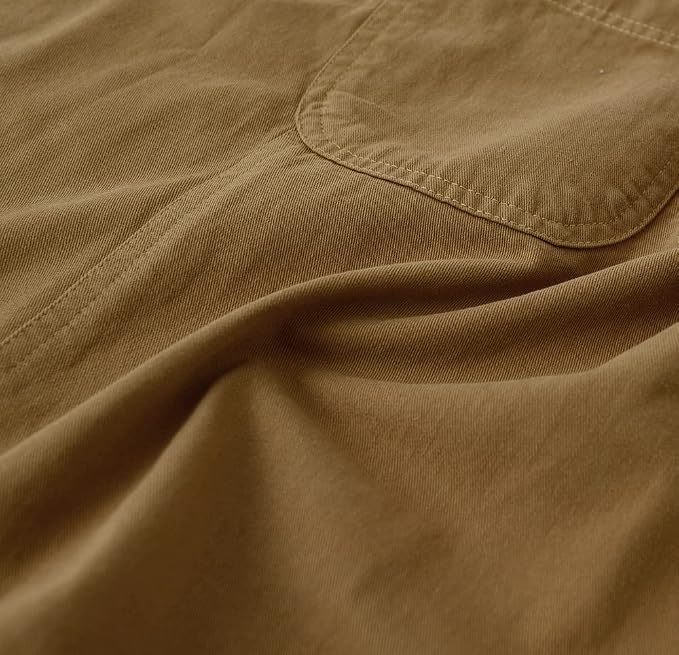 Soft Cotton Linen Apron for Women - Non-tie Cross Back Apron with Pockets, Great for Florist and Kitchen