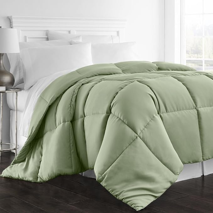 Full/Queen Size Comforter - Luxury Goose Down Alternative Comforter Duvet Insert - Ultra Soft Hypoallergenic Bedding - with Corner Tabs - Hotel Dorm