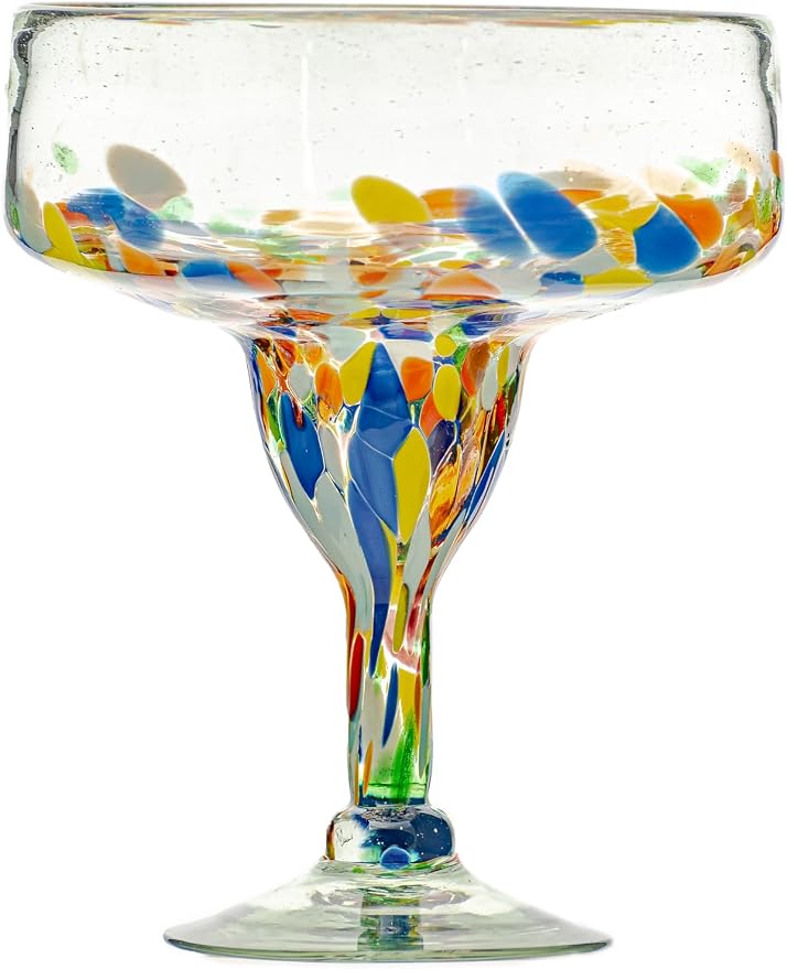 10 Strawberry Street San Lucas Mexican Glassware, Margarita, Set of 4