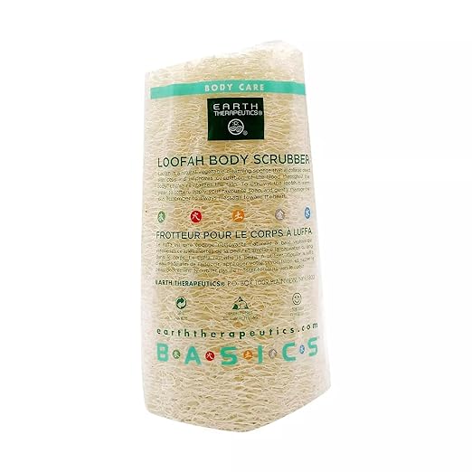 Earth Therapeutics Loofah Body Scrubber, 5 inch - 6 per case.
