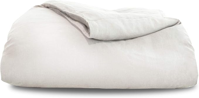 Delilah Home Queen Pillow Cases - 100% Organic Hemp GOTS Vegan, 180 GSM 400 Thread Count Soft Hypoallergenic Queen Size Pillow Cases, Machine Washable Hemp Fabric, Made in Portugal - Set of 2 White