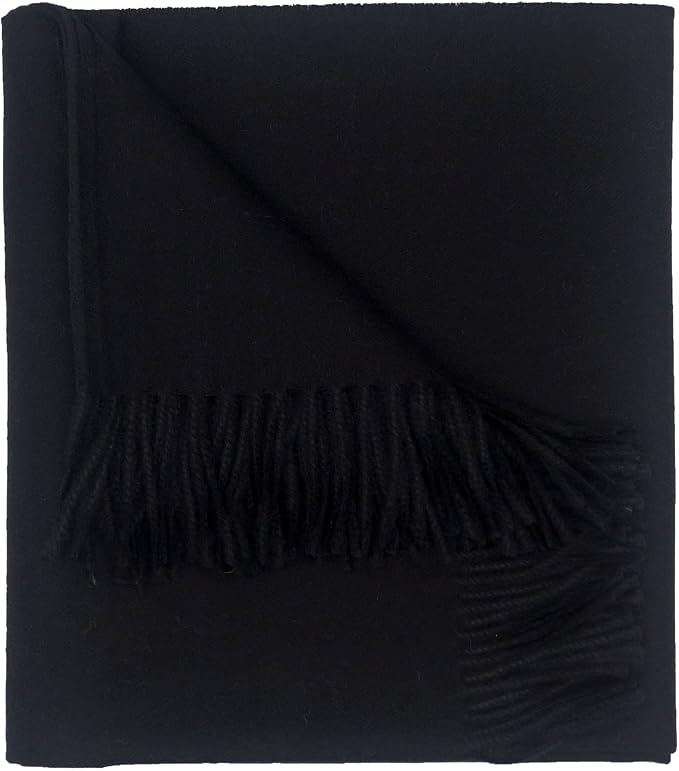100% Baby Alpaca Throw Blanket, Our Solid Color Throw/Afghan