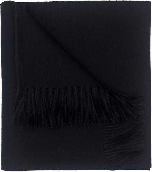 100% Baby Alpaca Throw Blanket, Our Solid Color Throw/Afghan