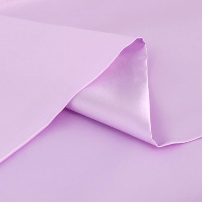uxcell 1 Pack 100% Charmeuse Pure Silk Pillowcase for Hair and Skin, 350TC 19 Momme Soft Breathable Pillow Case with Hidden Zipper, Light Purple Silk Pillowcase Travel (14x20inch)