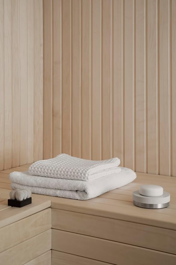 Blomus Riva Organic Terry Cloth Bath Towel White 28x55 / 70x140cm