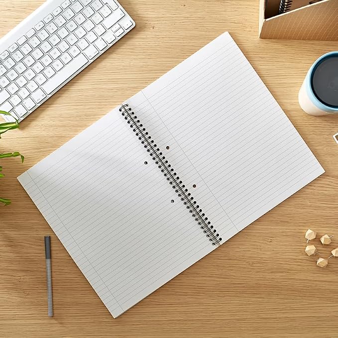Rhino SRS4S8-8 A4+ Recycled Save the 8mm Ruled and Margin Notebook
