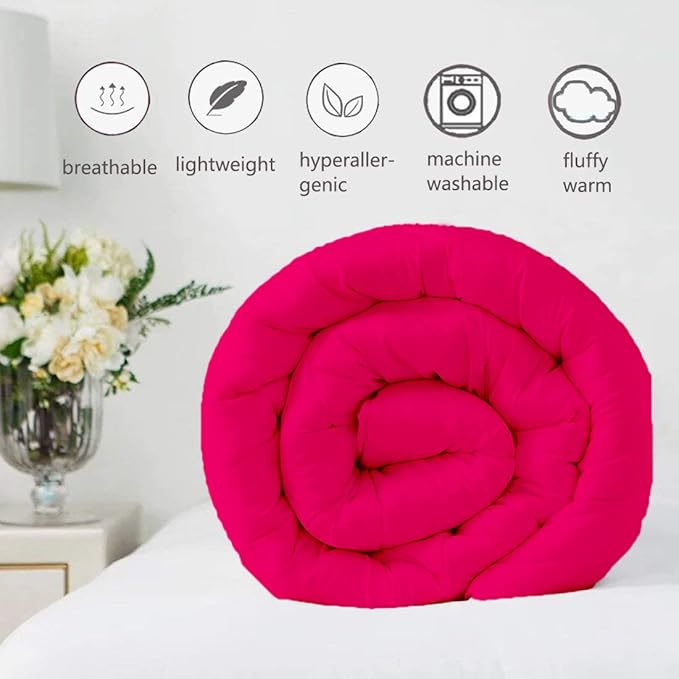 Hypoallergenic 1000-TC Pinch Pleated Down Alternative Comforter Super King Plus 120x120 Inches 1pc Comforter & 2 pcs Pillow Covers, 700 GSM & All Side Corner Tabs 100% Egyptian Cotton