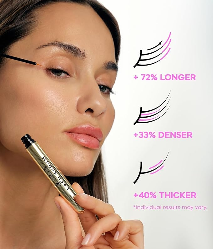 STACY LASH Shampoo 100ml Cleaning Kit of Eye Makeup Remover (Foam Cleanser) & Shampoo Brush & Mascara Brush Bundle with Eyelash Serum 5ml for Lash Growth and Thickness