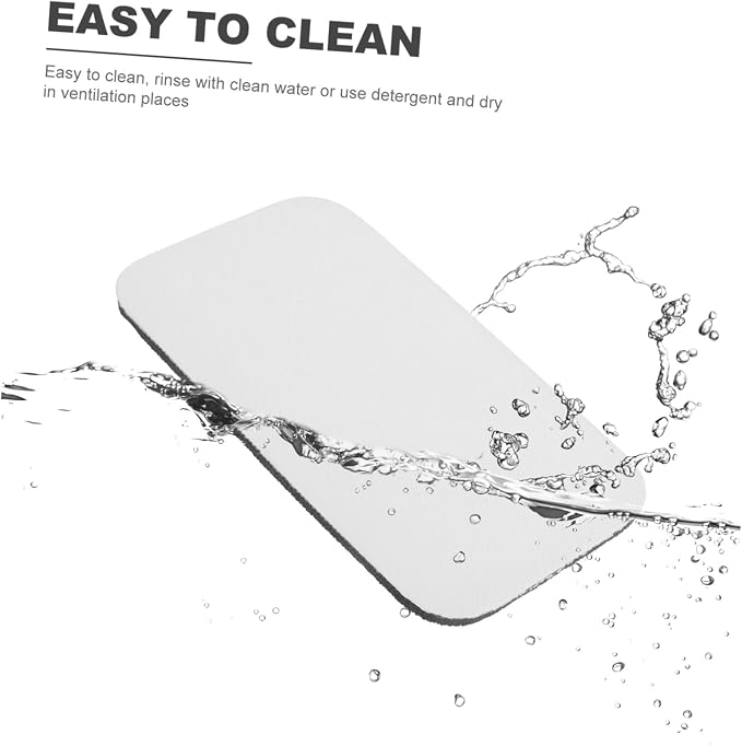 IMIKEYA 2pcs Non-Slip Diatomite Soap Dish for Bathroom Quick Dry Safe Eco-Friendly