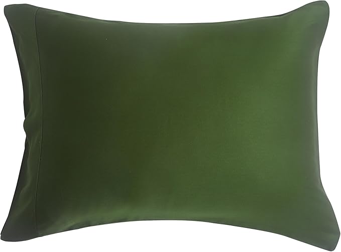 DOZ by SIJO Pillowcase Set, 100% Viscose derived from Organically Grown Bamboo, Buttery Soft, Silky, Breathable, Cooling, Oeko-TEX, High GSM, 2-Pack, Envelope Closure (Queen, Forest)