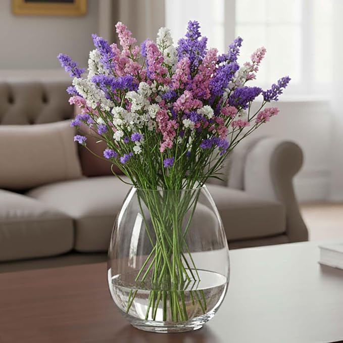 Couronne Company Breda Recycled Glass Vase, 7266, Clear, 1 Piece
