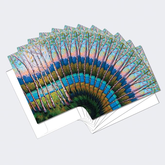 Tree-Free Greetings - All Occasion Cards - Artful Designs - 12 Cards + White Envelopes - Made in USA - 100% Recycled Paper - 4"x6" - Hope Springs Eternal (FS64171)