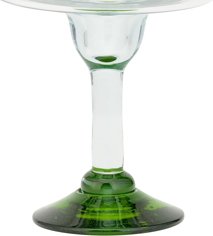 10 Strawberry Street Lime Rim Mexican Glassware, Margarita, Set of 4