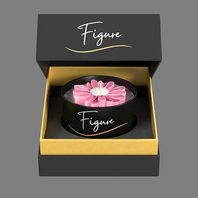 Pink Daisy Scented Candle – Lavender Aromatherapy | Hand-Poured in USA | All Natural for Women & Men | Organic Soy & Beeswax Blend | 100% Beeswax Wick | Gift-Ready Candle for Relaxation
